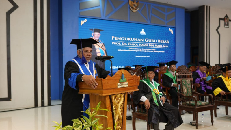 Pengukuhan Guru Besar, Prof. Dr. Faisol Nasar Bin Madi, M.A