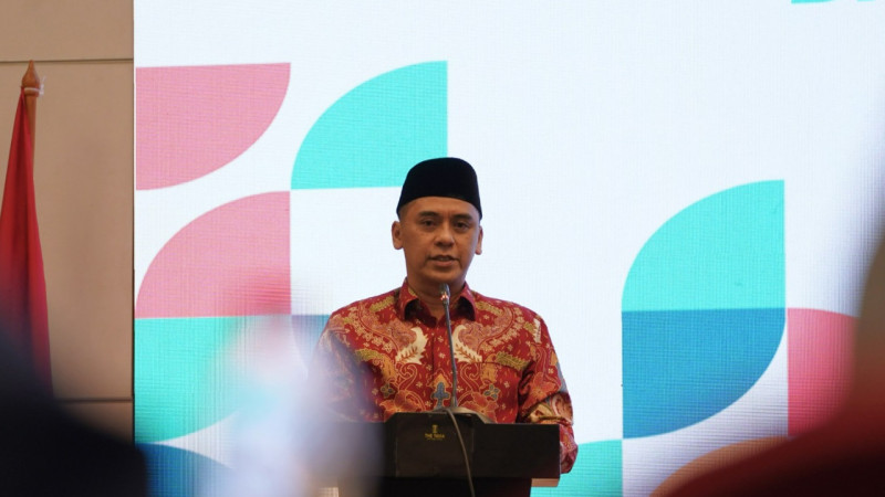 Wamenag Saiful Rahmat Dasuki pada Halaqah Forum Mudir Ma’had Aly dan Forum Rektor PTKIN yang digelar di Jakarta pada (8-9/5/2024)