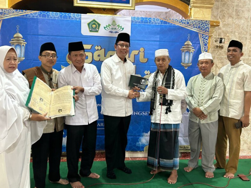 Safari Ramadan di Pringsewu, Rektor UIN Raden Intan Lampung Ungkap Jasa Besar KH Ghalib