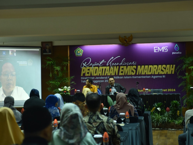 Sesditjen Pendis: EMIS Emban Peran Penting Data Pendidikan Islam Indonesia