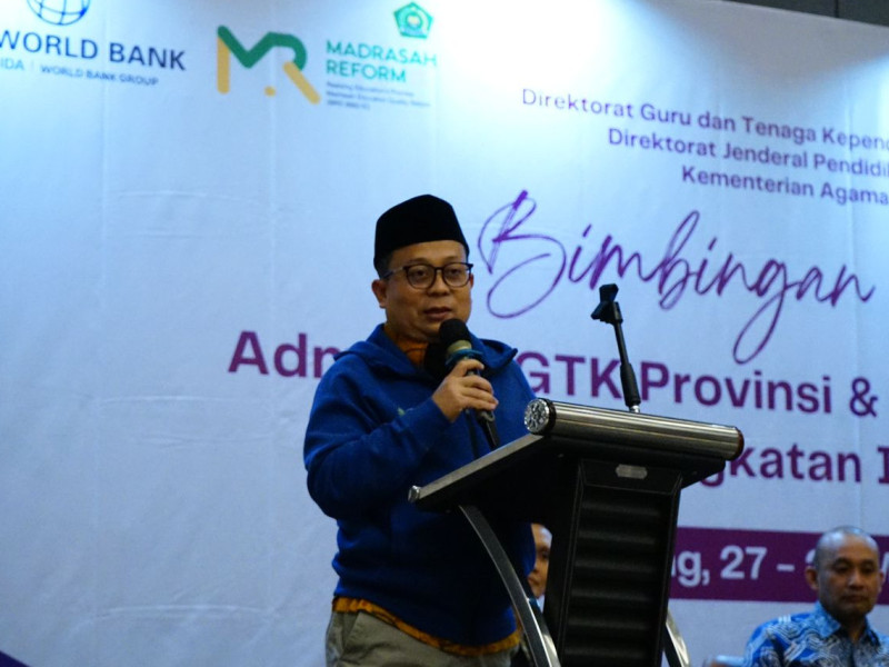 Gelar Bimtek Admin KKGTK, Direktur: Beri Kontribusi pada Madrasah di Indonesia 