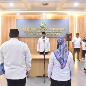 Kemenag Kukuhkan Pejabat Di Lingkungan Ditjen Pendidikan Islam Berikut