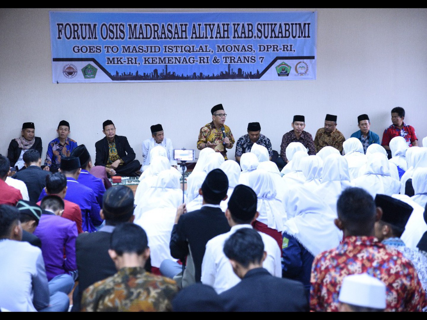 Kemenag Terima Kunjungan Pengurus OSIS se-Kabupaten Sukabumi