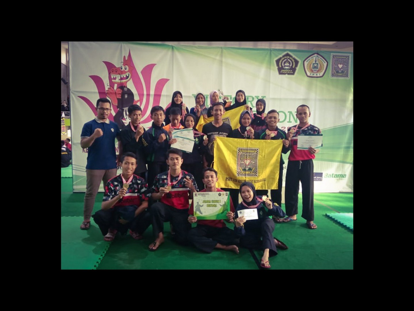 Pencak Silat UIN Walisongo Semarang Juara Umum Kejuaraan Nasional Rektor Cup UNISULA Semarang