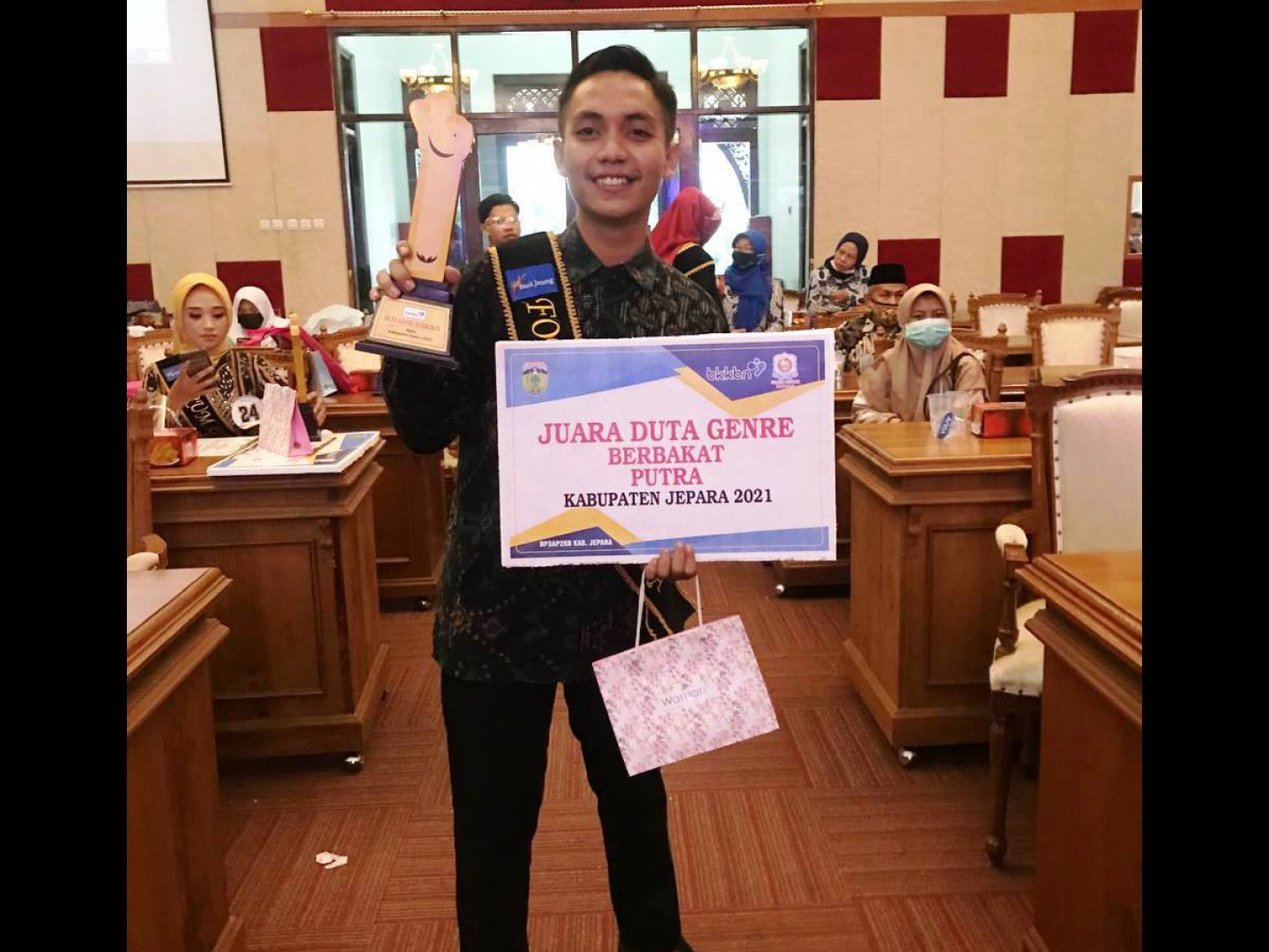 Mahasiswa IAIN Kudus Raih Juara Duta Genre Berbakat Putra Kabupaten Jepara 2021