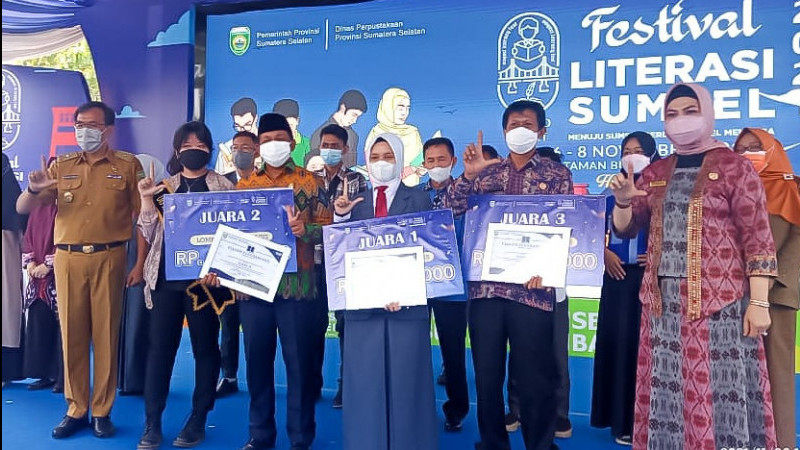 MAN 1 OKU Timur Wins Second Place in the Literacy Festival