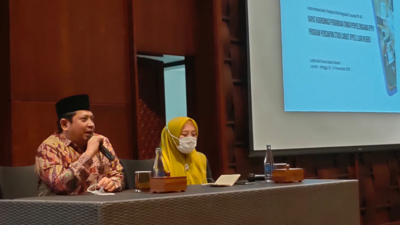 Dirjen Pendis Pada Rapat Koordinasi PTP PPSL Luar Negeri di Bali