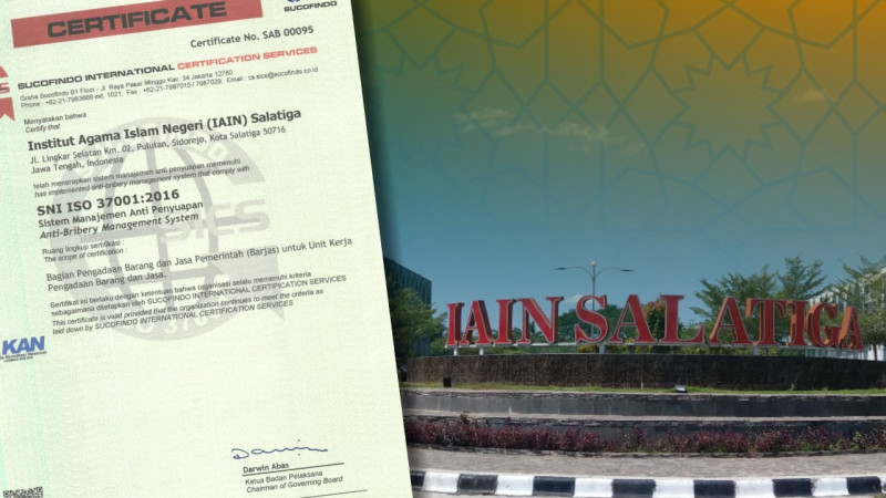 IAIN Salatiga Raih ISO 37001 SMAP