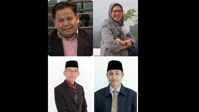 Keempat guru besar baru UIN Sumatera Utara