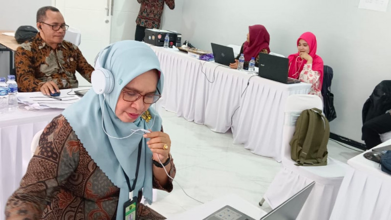 Proses pelaksanaan seleksi Pelatih Daerah PPKB GPAI Provinsi Maluku