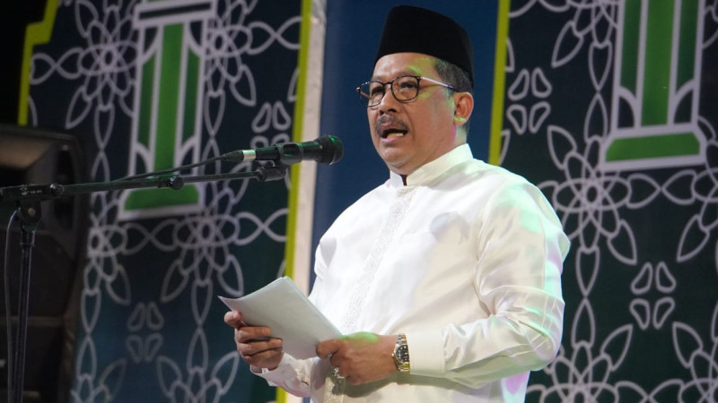 Wakil Menteri Agama Saat Menutup Pospenas IX Surakarta