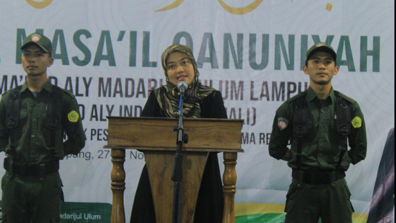 Wakil Gubernur Lampung saat Buka Pelaksanaan Bahtsul Masail Ma’had Aly Nasional 