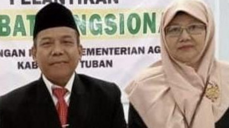 Kakankemenag Tuban bersama Pengawas Madrasah, Ulfa Hayati Muzayanah