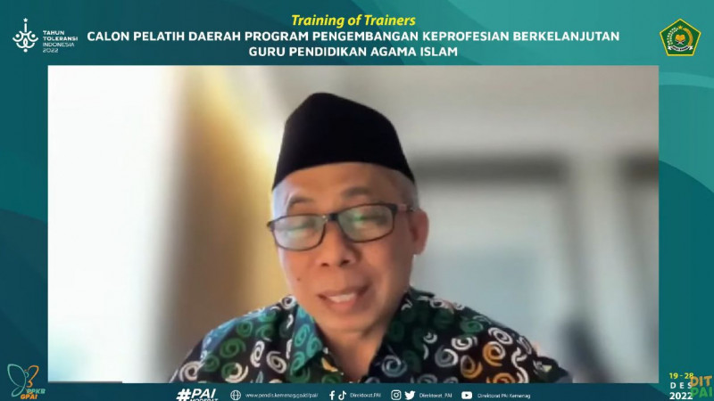Direktur PAI, Amrullah, pada penutupan Training of Trainers (ToT) PPKB.