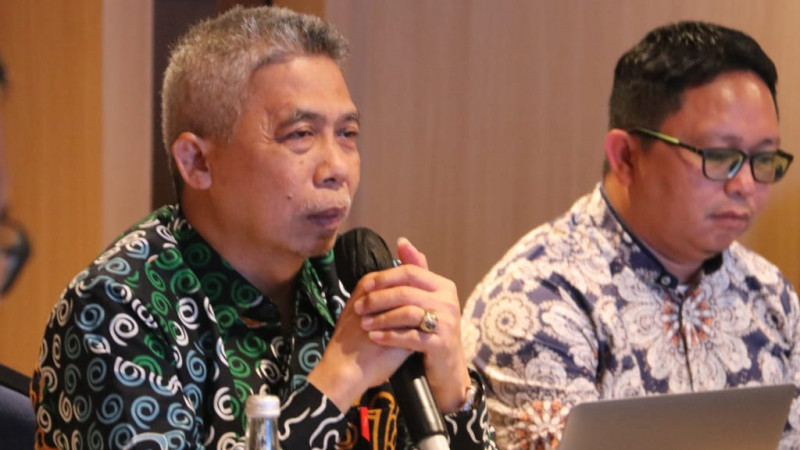 Direktur PAI, Amrullah didampingi Kasubbag TU Direktorat PAI, M. Firdiansyah