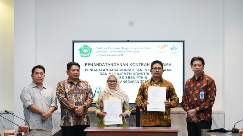 Penandatanganan Kontrak Proyek SBSN PTKIN TA 2023.