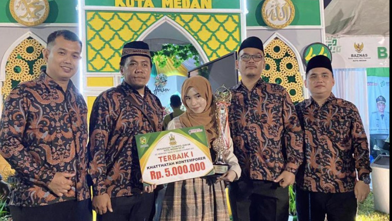 Siswa/I MAN 1 Medan Raih Juara MTQ Kota Medan Ke – 56