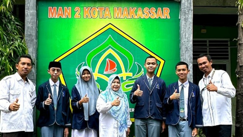 Lima siswa MAN 2 Kota Makassar lolos ke kompetisi Matematika Dunia.