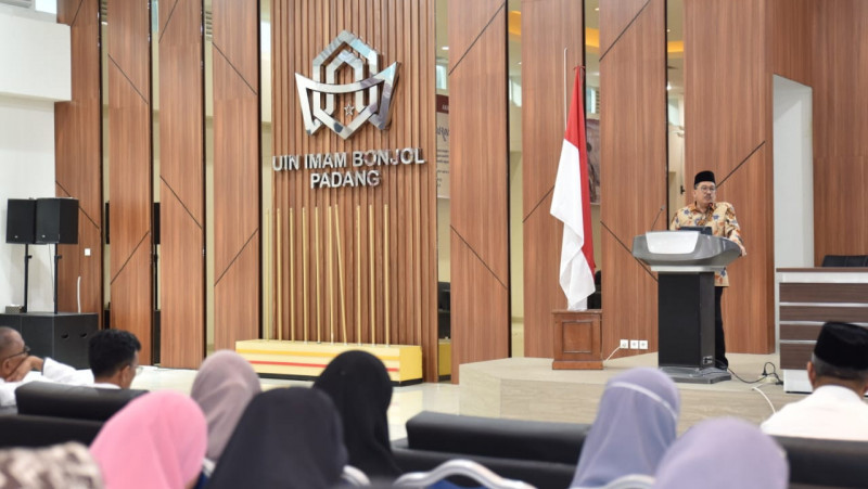 Kuliah umum di UIN Imam Bonjol Padang, Wamenag Sampaikan Kunci Persatuan Indonesia