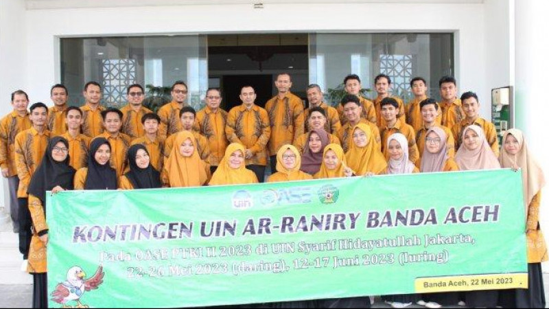 Mahasiswa Universitas Islam Negeri (UIN) Ar-Raniry lolos ke final Olimpiade Agama Sains dan Riset (OASE) di Jakarta. 10 Cabang Lolos Final, UIN Ar-Ran