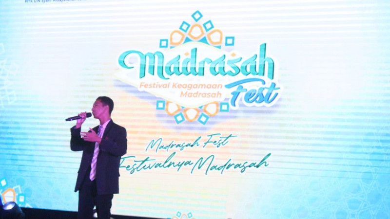 Indra Agus Saputra, peserta VOA Madrasah Fest 2023 dari MAN 2 Cilacap.