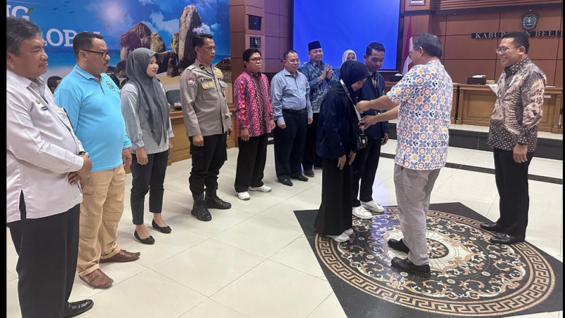 Serah Terima 607 Mahasiswa KKN IAIN SAS Babel di Belitung disambut Baik