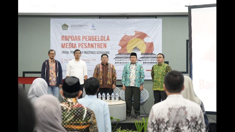 Pelaksanaan Kopdar Pengelola Media Pesantren, Bandung, Sabtu malam (16/9/2023).