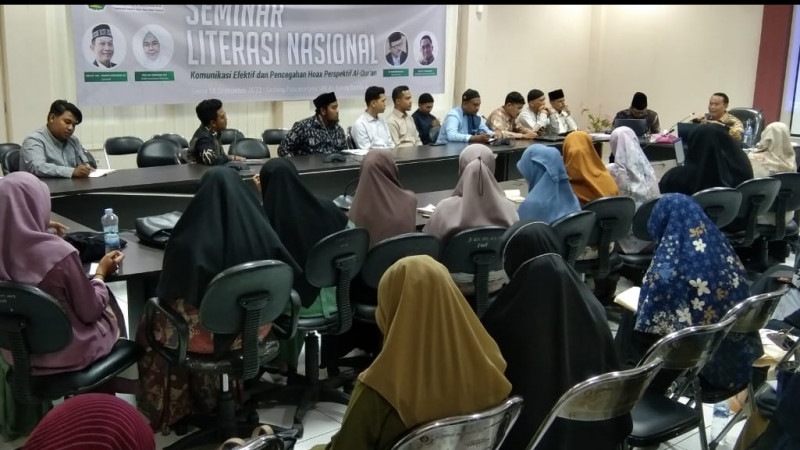 IAT Pascasarjana UIN Ar-Raniry Gelar Seminar Bahas Pencegahan Hoax Melalui Perspektif Al-Qur'an