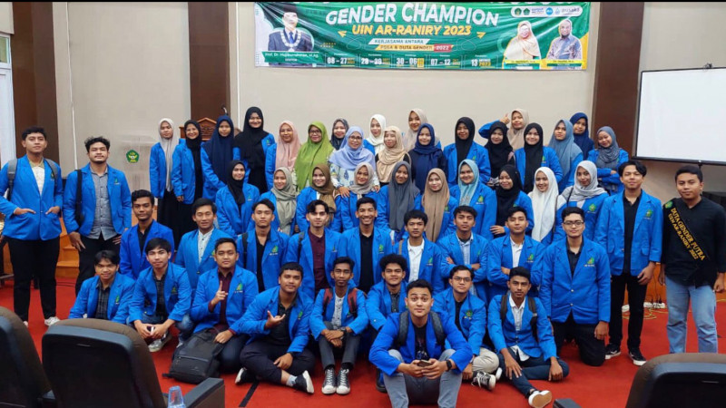 Pusat Studi Gender dan Anak (PSGA) LP2M UIN Ar-Raniry Banda Aceh UIN Ar-Raniry Banda Aceh bekerja sama dengan Duta Gender UIN Ar-Raniry menggelar kegi