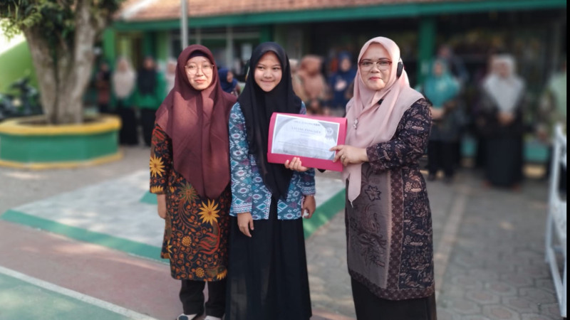 Siti Nurhabibah siswi MTs Negeri 2 Bogor.