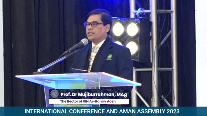 Rektor UIN Ar-Raniry Banda Aceh Prof Dr Mujiburrahman MAg