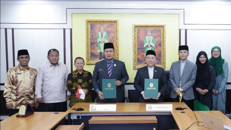 Pimpinan UIN Mahmud Yunus Batusangkar Bersama Pimpinan UNISSA Brunei Darussalam
