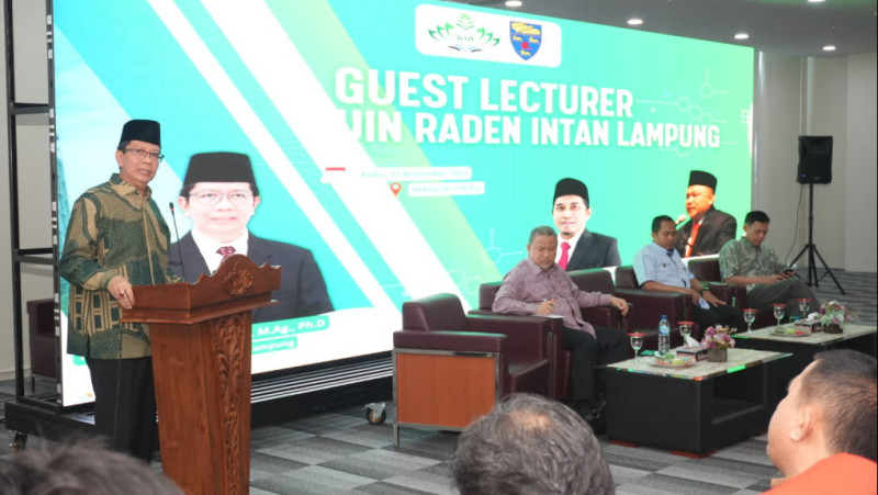 Rektor UIN Raden Intan Lampung Prof H Wan Jamaluddin Z MAg PhD