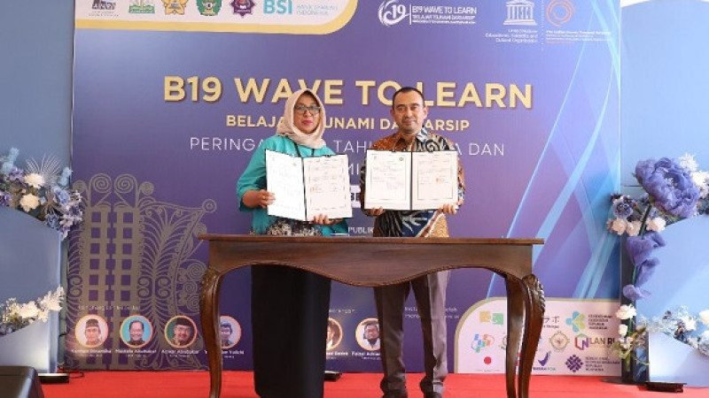 PKS ini ditandatangani oleh Sekretaris Utama ANRI Rini Agustiani dengan Wakil Rektor bidang Kemahasiswaan dan Kerjasama UIN Ar-Raniry Banda Aceh Saifu