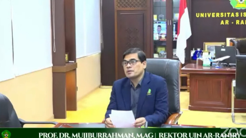 Prof Dr Mujiburrahman, MAg (Rektor UIN Ar-Raniry Banda Aceh)