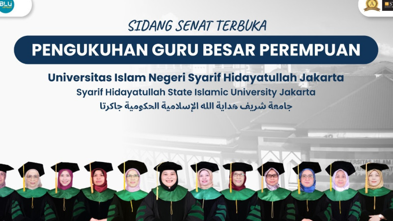 ukuhkan 16 Guru Besar Perempuan, UIN Jakarta Torehkan Sejarah