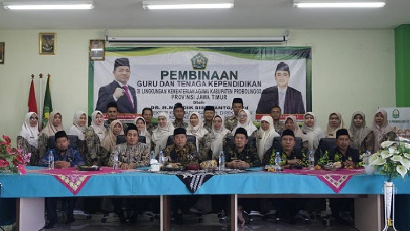 Ratusan GTK Madrasah di Kabupaten Probolinggo Ikuti Pembinaan ASN dari Kemenag RI