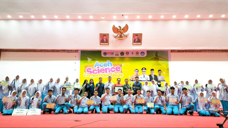MAN 1 Banda Aceh Juara Umum Aceh Science Competition 2024.