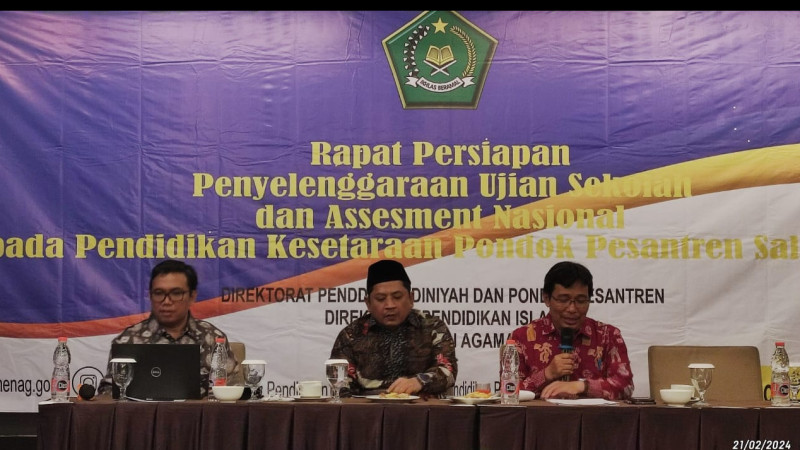 Rapat Persiapan Ujian Nasional dam Assesmen Nasional pada PKPPS
