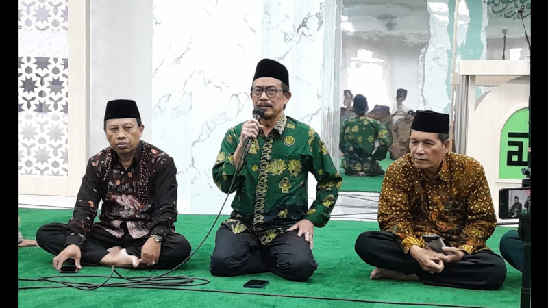 Rektor UIN Maulana Malik Ibrahim Malang, Zainuddin saat memberikan arahan