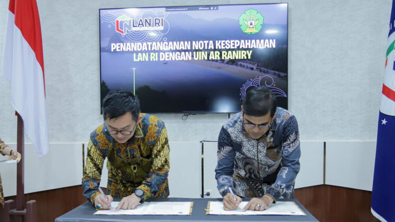 Sinergi Pendidikan dan Pelatihan, UIN Ar-Raniry Gandeng LAN Aceh