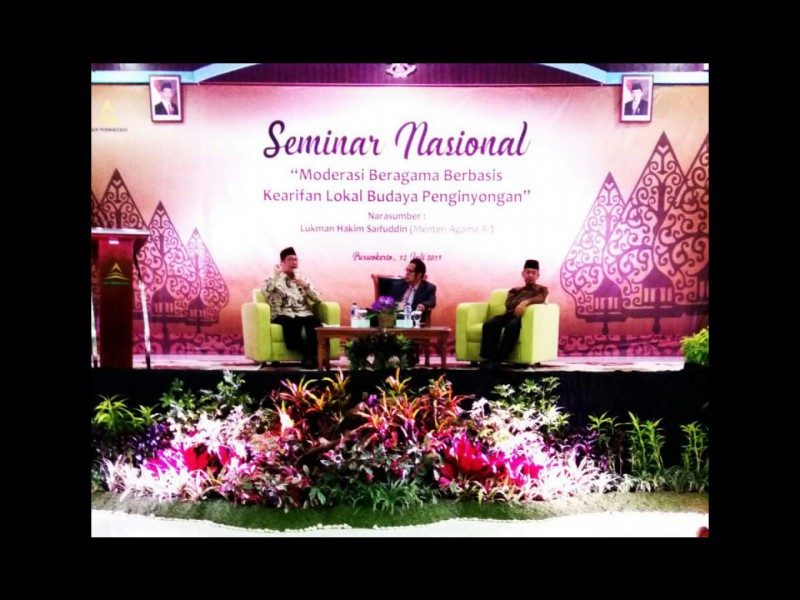 Seminar Nasional Moderasi Beragama Berbasis Kearifan Lokal Budaya Penginyongan