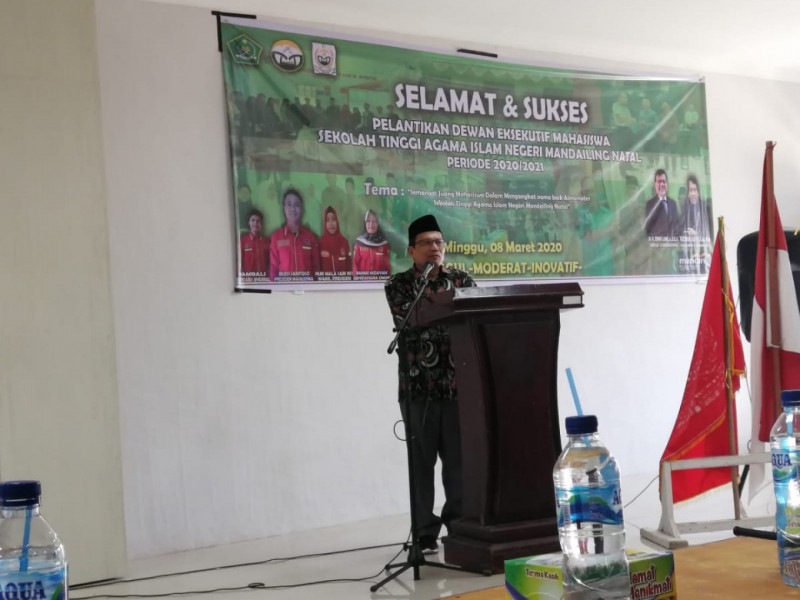 Ketua STAIN MADINA Ajak Ormawa untuk Saling Sinergi Mengembangkan Kampus