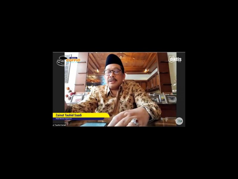 Talkshow Coffid Direktorat PTKI: Wamenag Beberkan Kunci Sukses Jalani Ramadhan di Tengah Covid-19