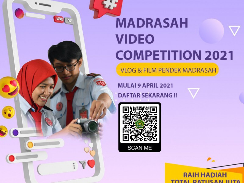 Kemenag Gelar Lomba Madrasah Video Competition 2021