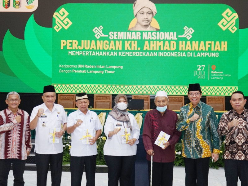 Usulkan KH. Ahmad Hanafiah sebagai Pahlawan Nasional, UIN RIL dan Pemkab Lampung Timur Gelar Seminar Nasional