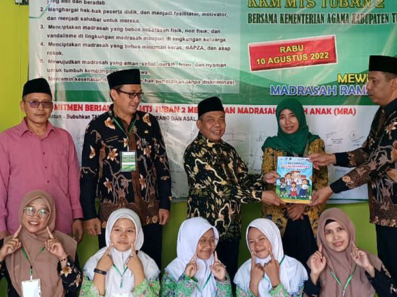 Geliat Madrasah di Kabupaten Tuban Deklarasikan Madrasah Ramah Anak