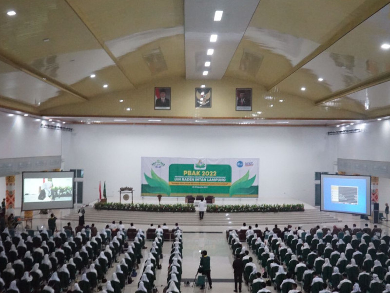 5788 Mahasiswa Baru UIN Raden Inten Lampung Ikuti Pengenalan Budaya Akademik dan Kemahasiswaan