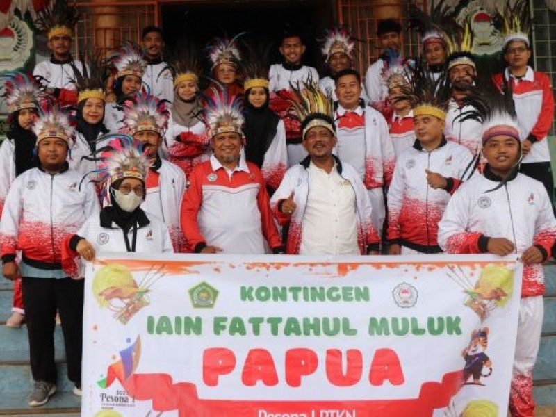 Rektor IAIN Fattahul Muluk Papua Lepas Kontingen Pesona I PTKN