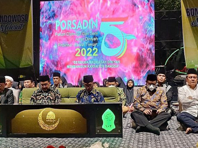 Wamenag Zainut Tauhid Sa'adi Buka Pekan Olahraga dan Seni di Jawa Timur 2022